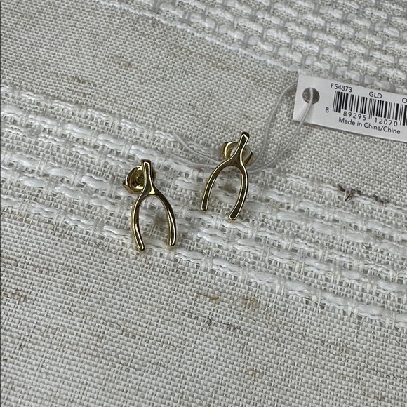 COACH WISHBONE EARRINGS STYLE NO. 54873 - Picture 2 of 3